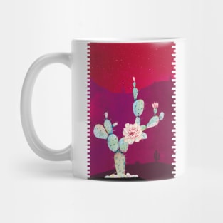 Cactus in a pink desert Mug